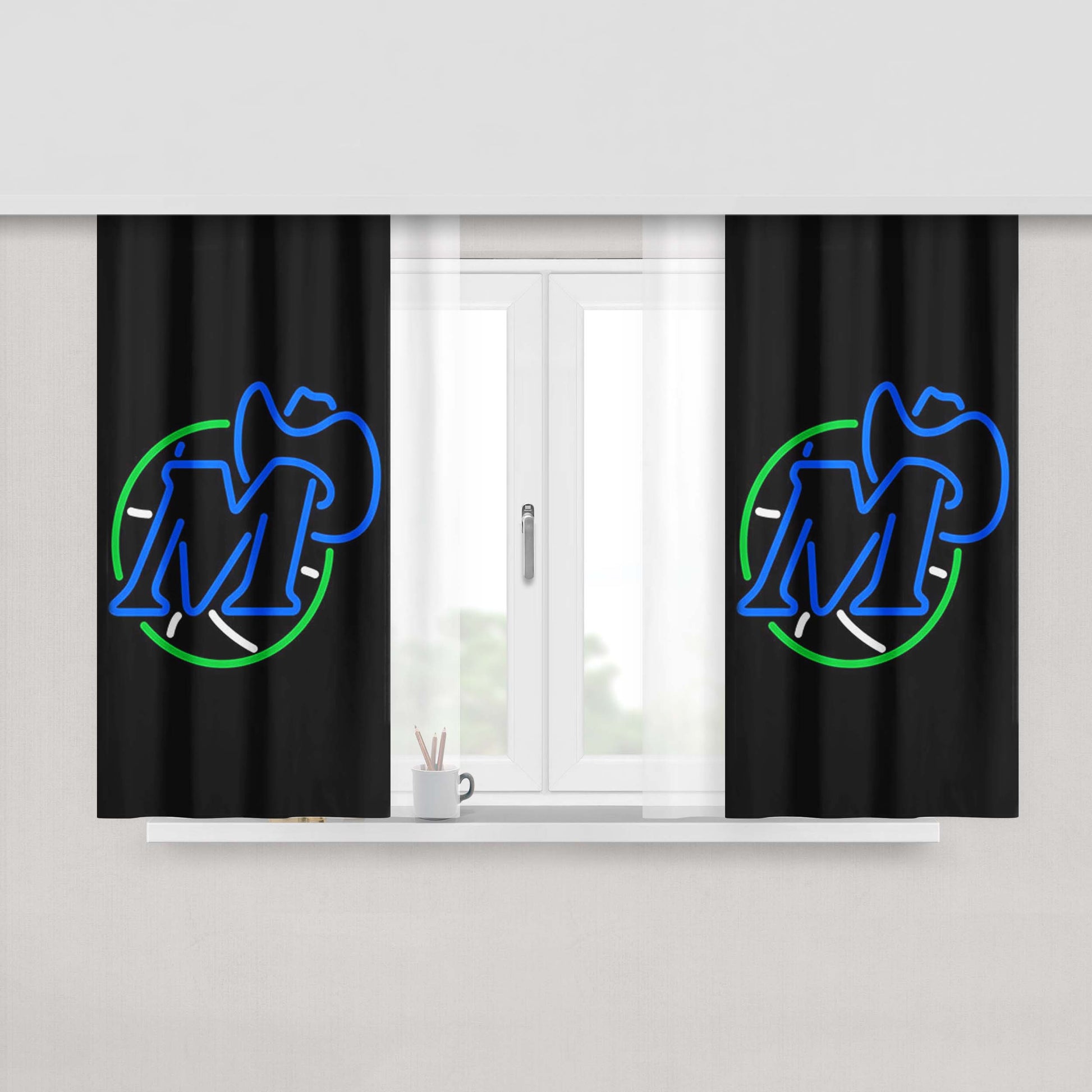 Alter Bridge Rock Logo Peach Skin Window Curtains