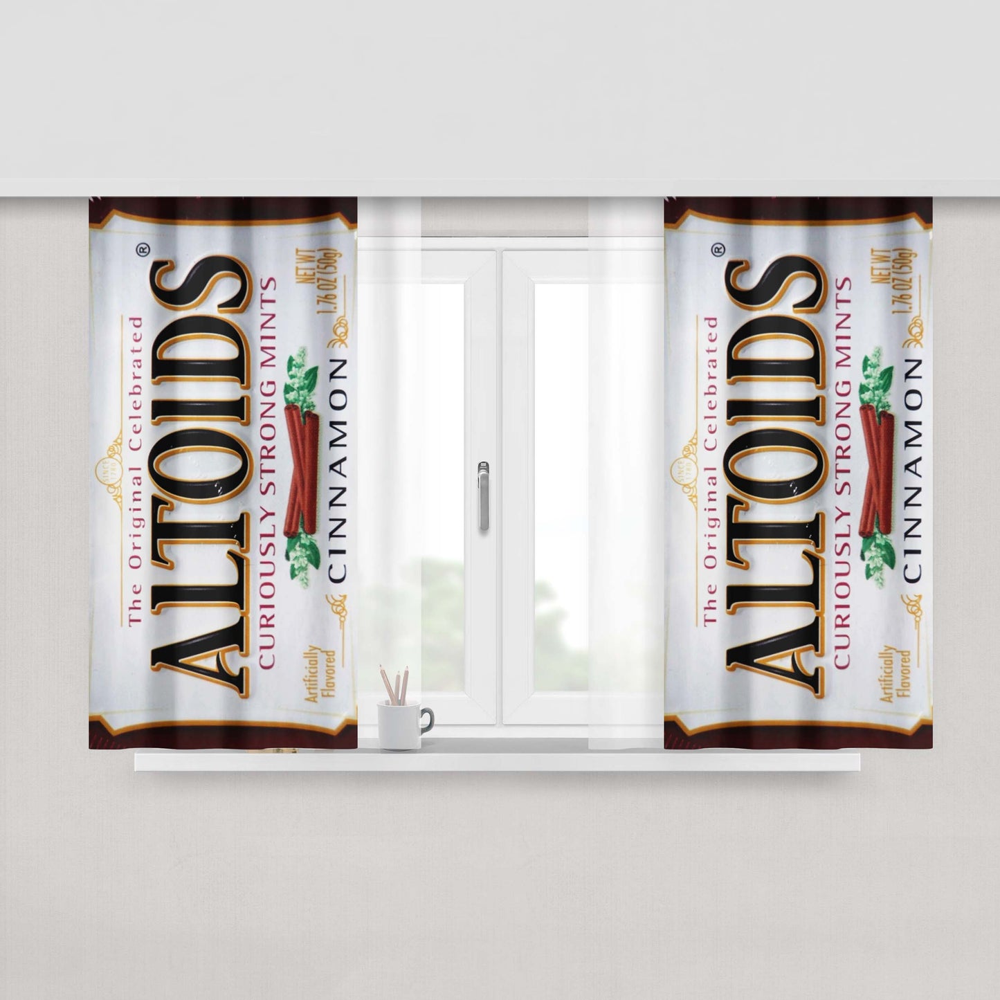 Alterraun Verner Bucs Tampa Bay Peach Skin Window Curtains