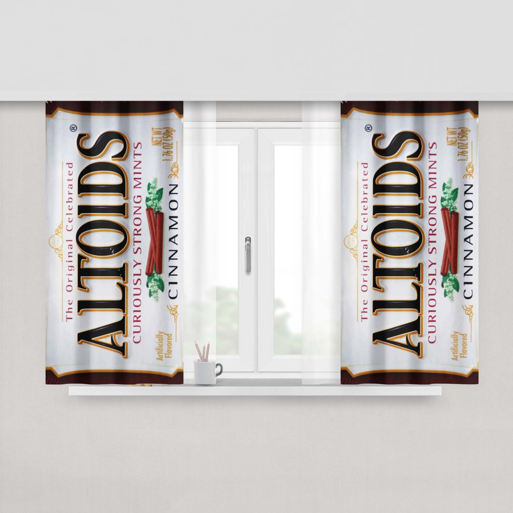 Alterraun Verner Bucs Tampa Bay Peach Skin Window Curtains
