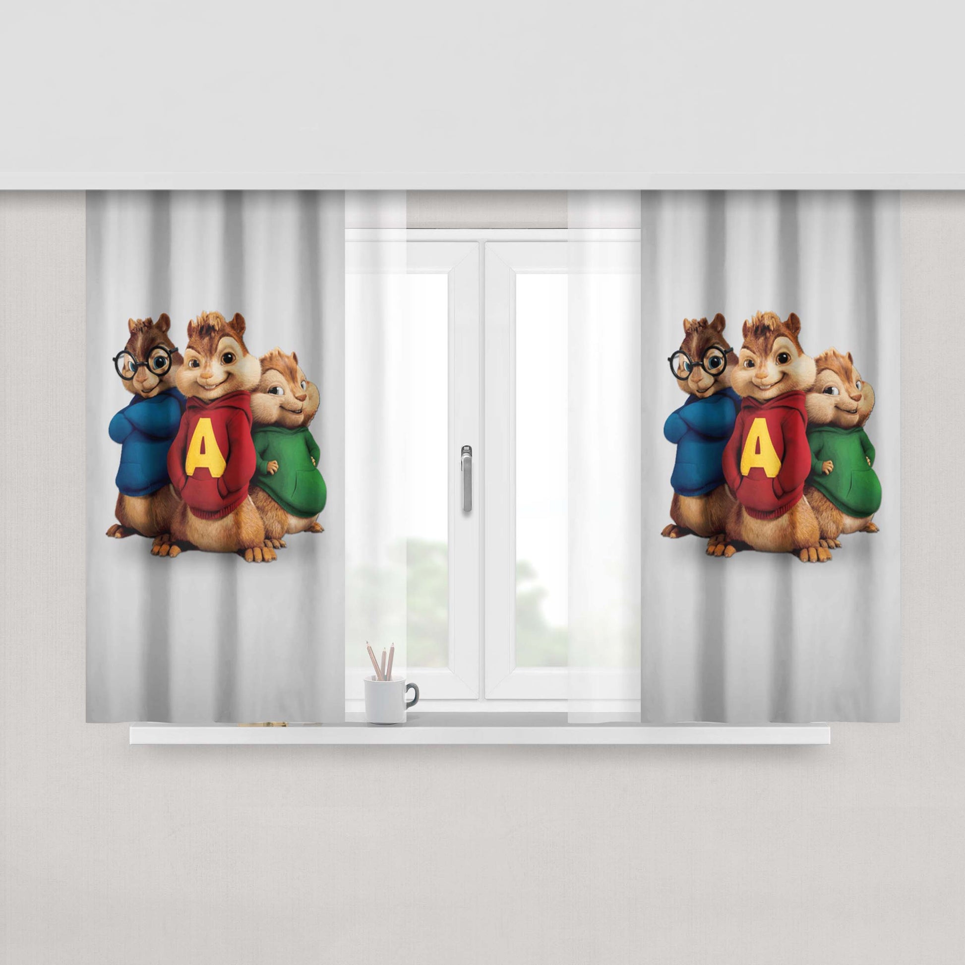 Alvaro Bautista 19 Peach Skin Window Curtains