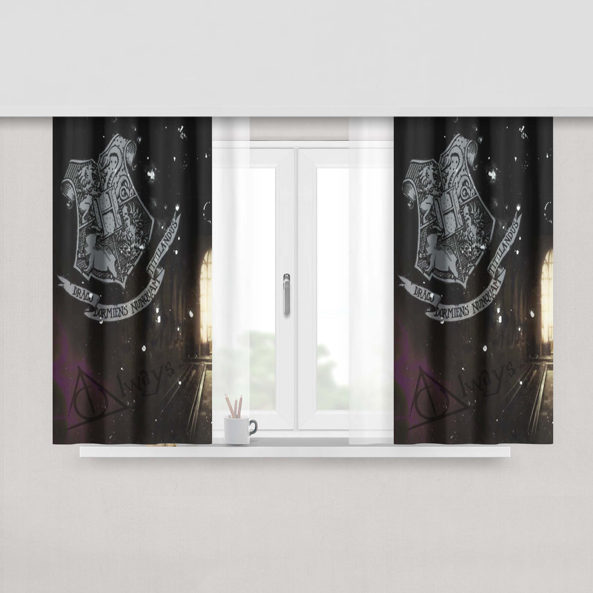 Always Be Yourself Unless You Can Be A Dinosaur Peach Skin Window Curtains
