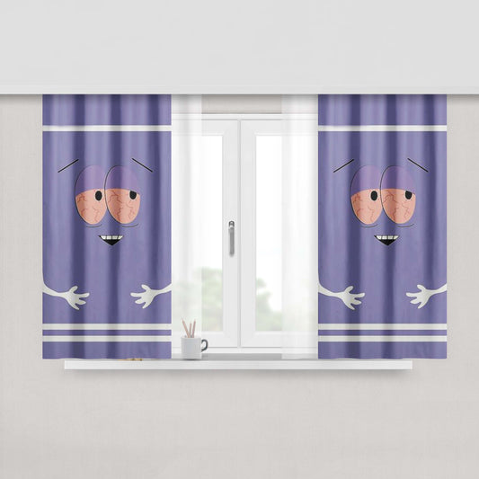 Always Look On The Bright Side Peach Skin Window Curtains