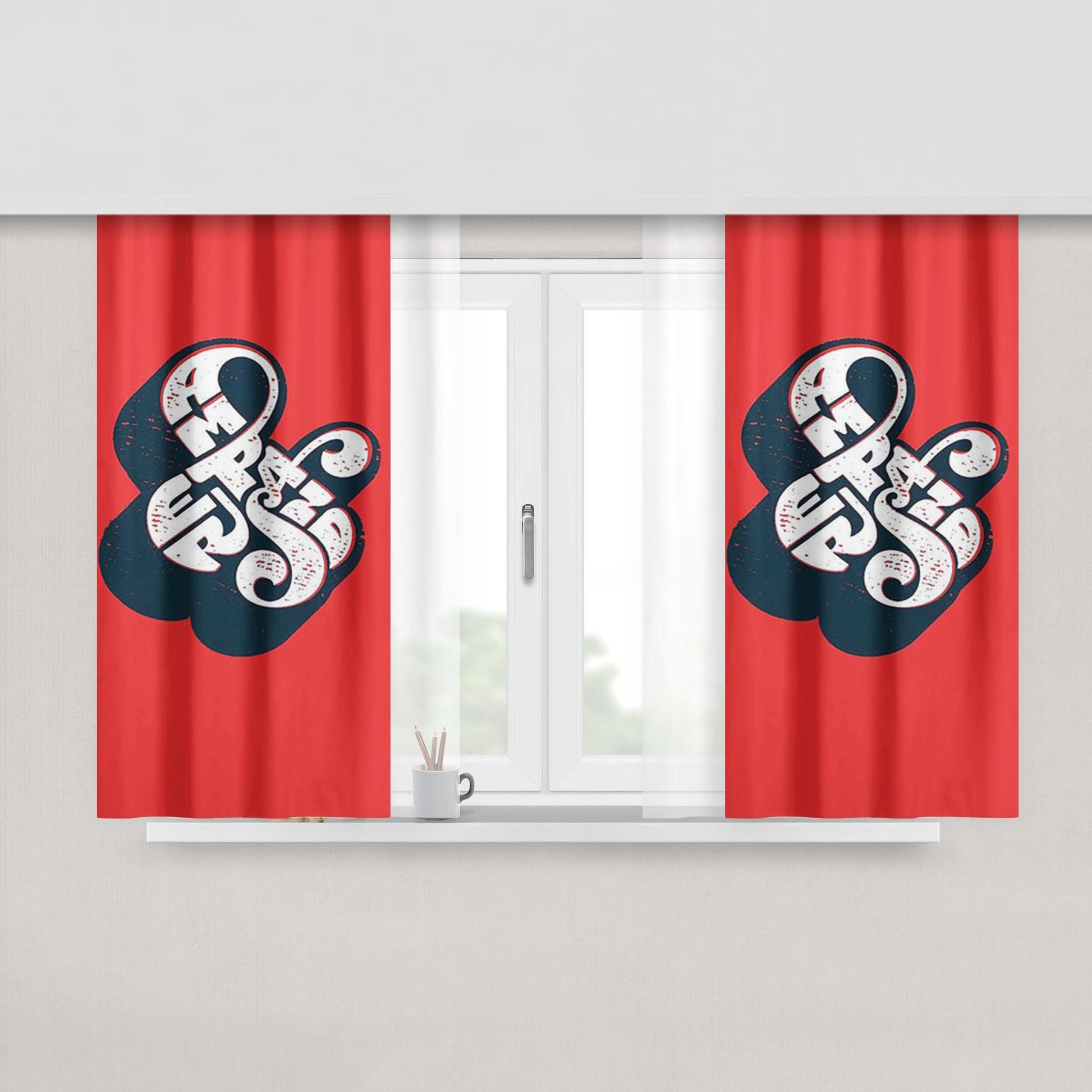 Amelia Quotes Dr Who Peach Skin Window Curtains