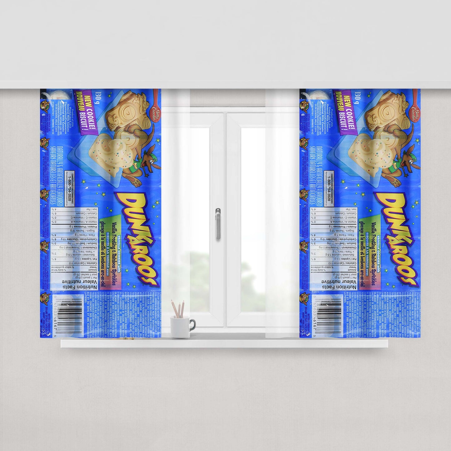 Ameprand Peach Skin Window Curtains