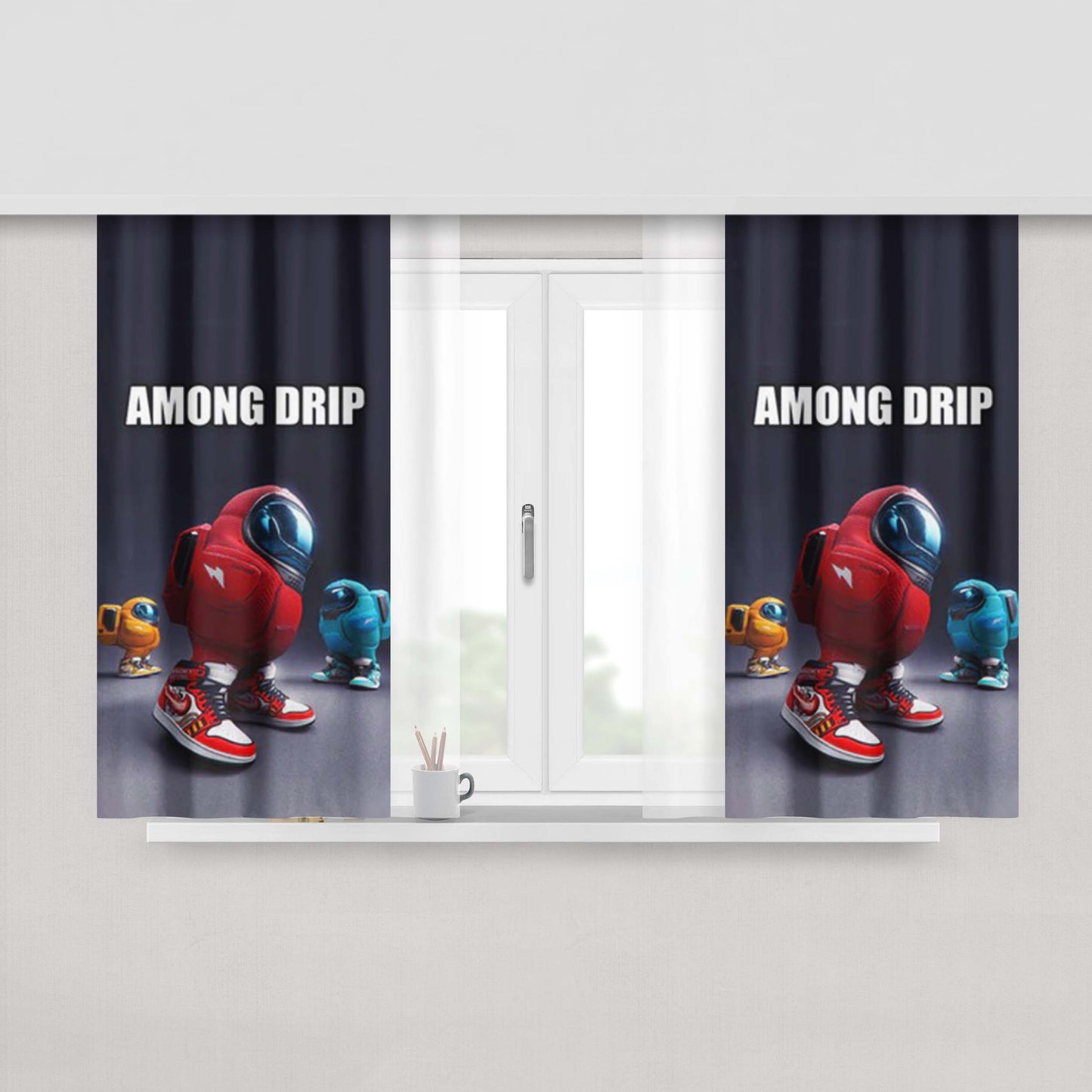 Amon Amarth Peach Skin Window Curtains