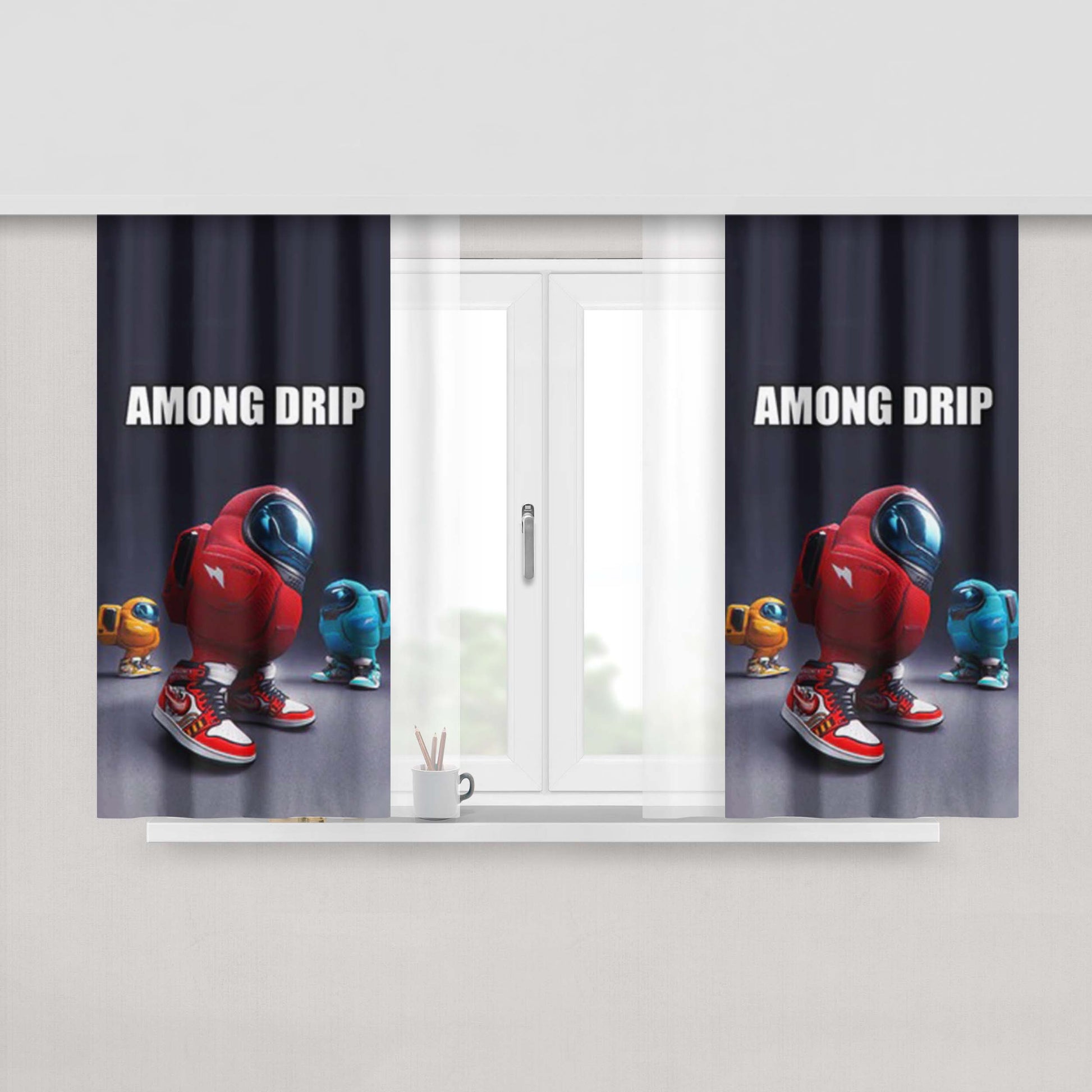 Amon Amarth Peach Skin Window Curtains