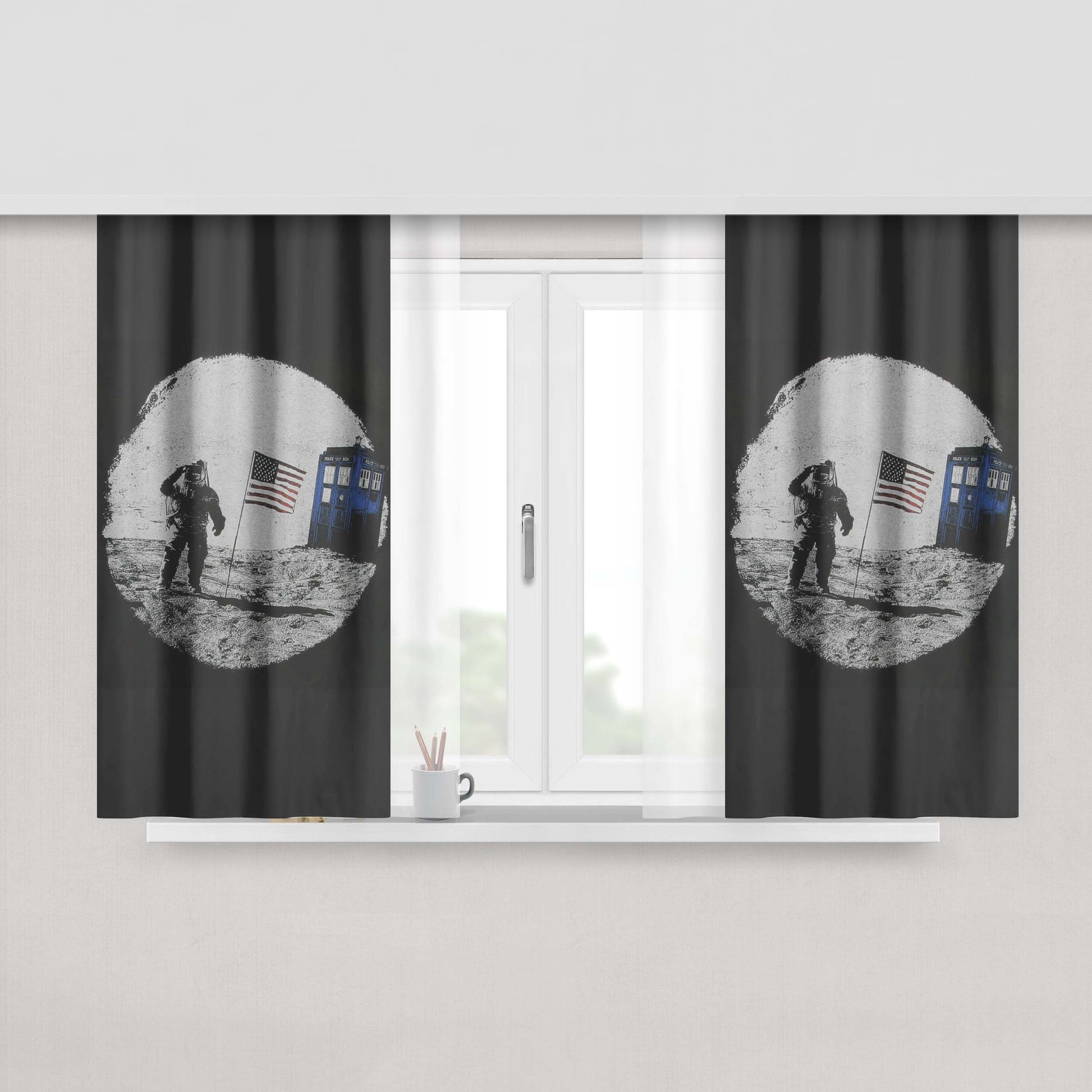 Amplifier Music 1817 Peach Skin Window Curtains