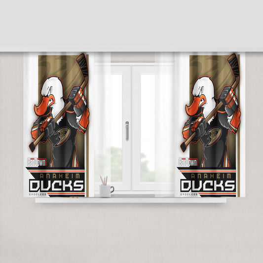 Anaheim Ducks California Republic Peach Skin Window Curtains