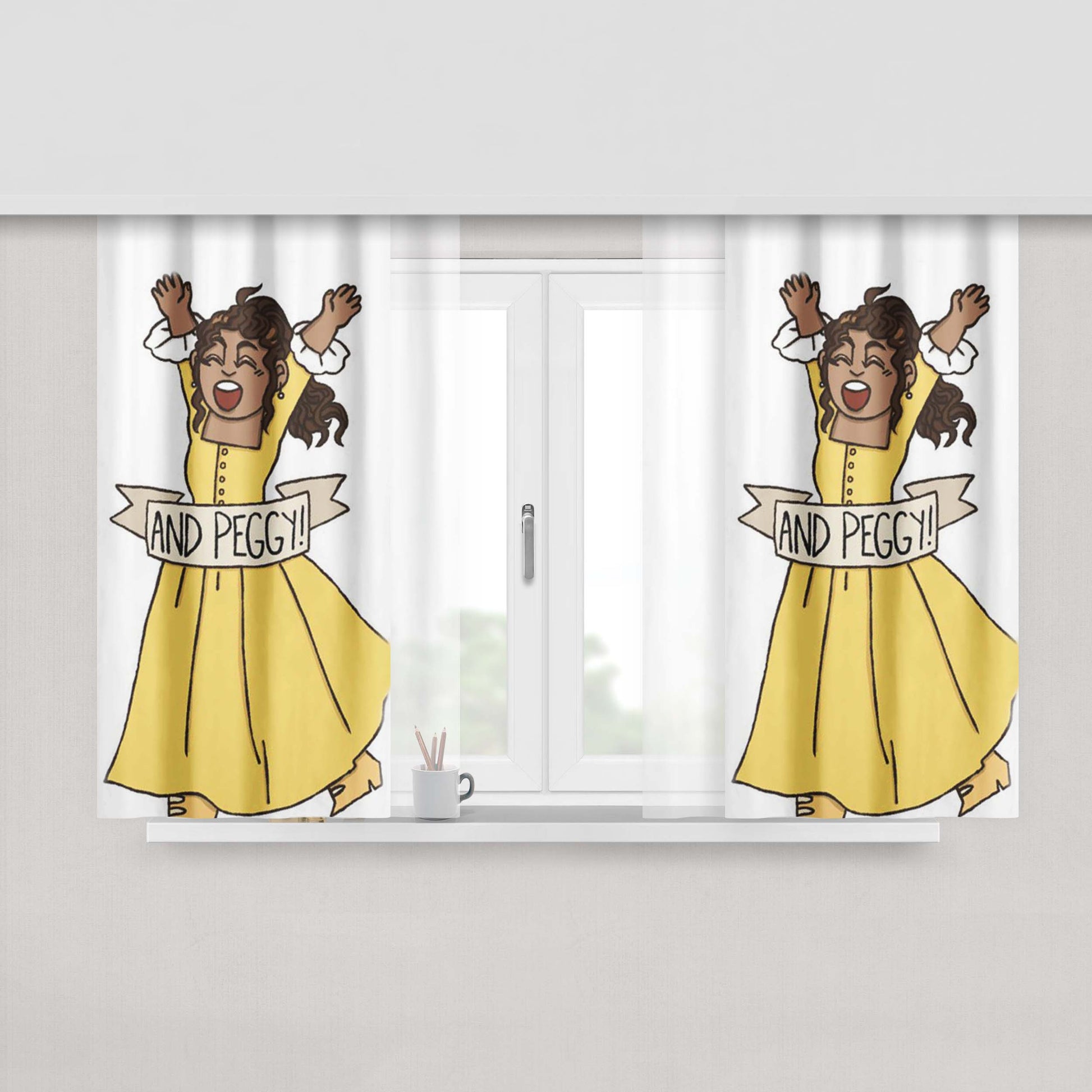 And I'D Have My Own Gangsta Grillz Mixtape Peach Skin Window Curtains