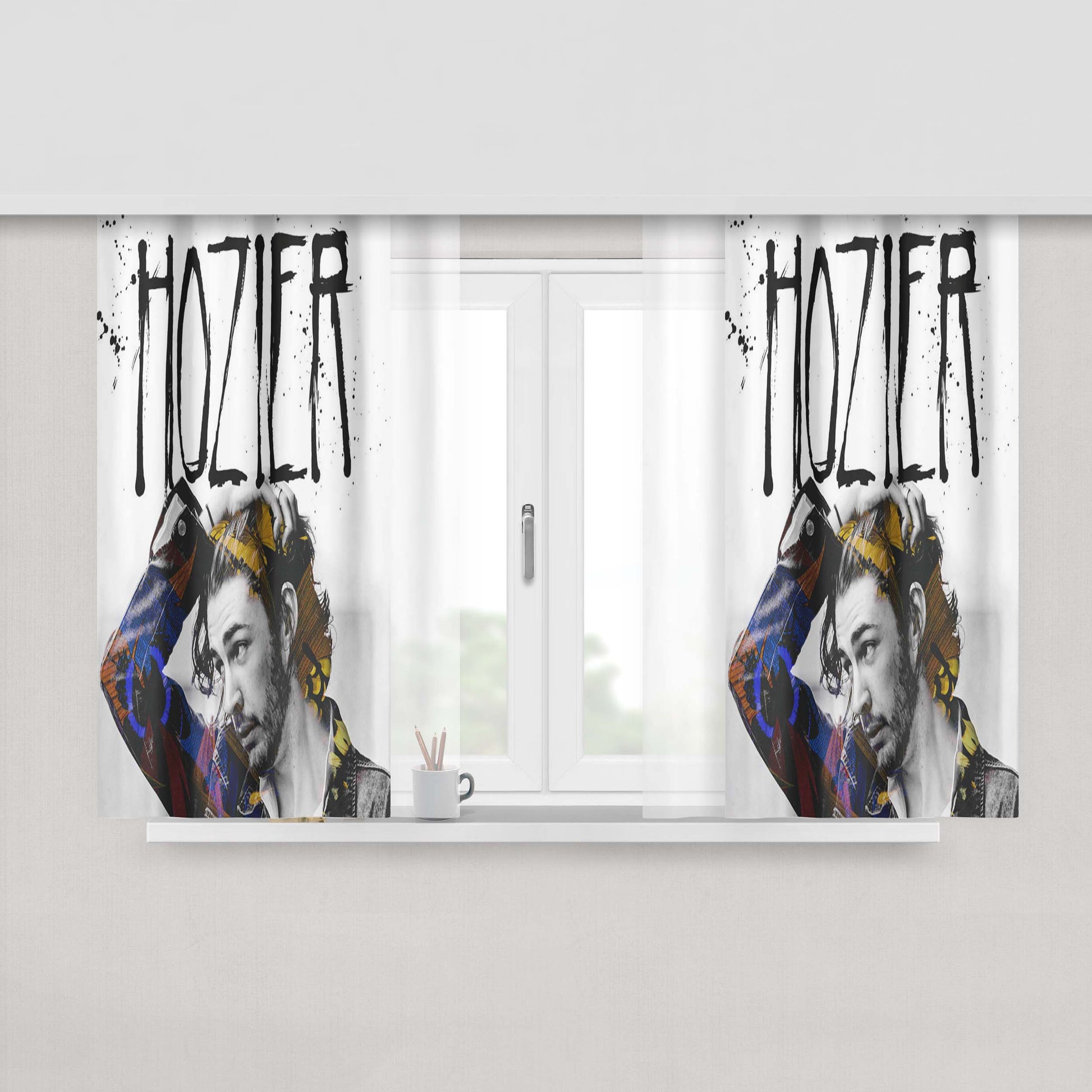 Andrea Pirlo Peach Skin Window Curtains