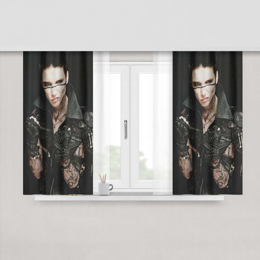 Andy Bathgate New York Rangers Peach Skin Window Curtains