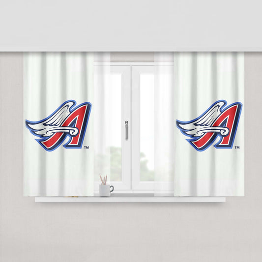 Andy Warhol Lips Peach Skin Window Curtains