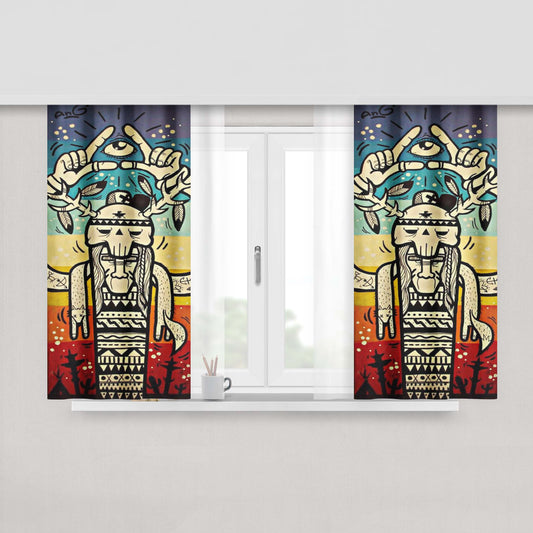Anette Olzon Peach Skin Window Curtains
