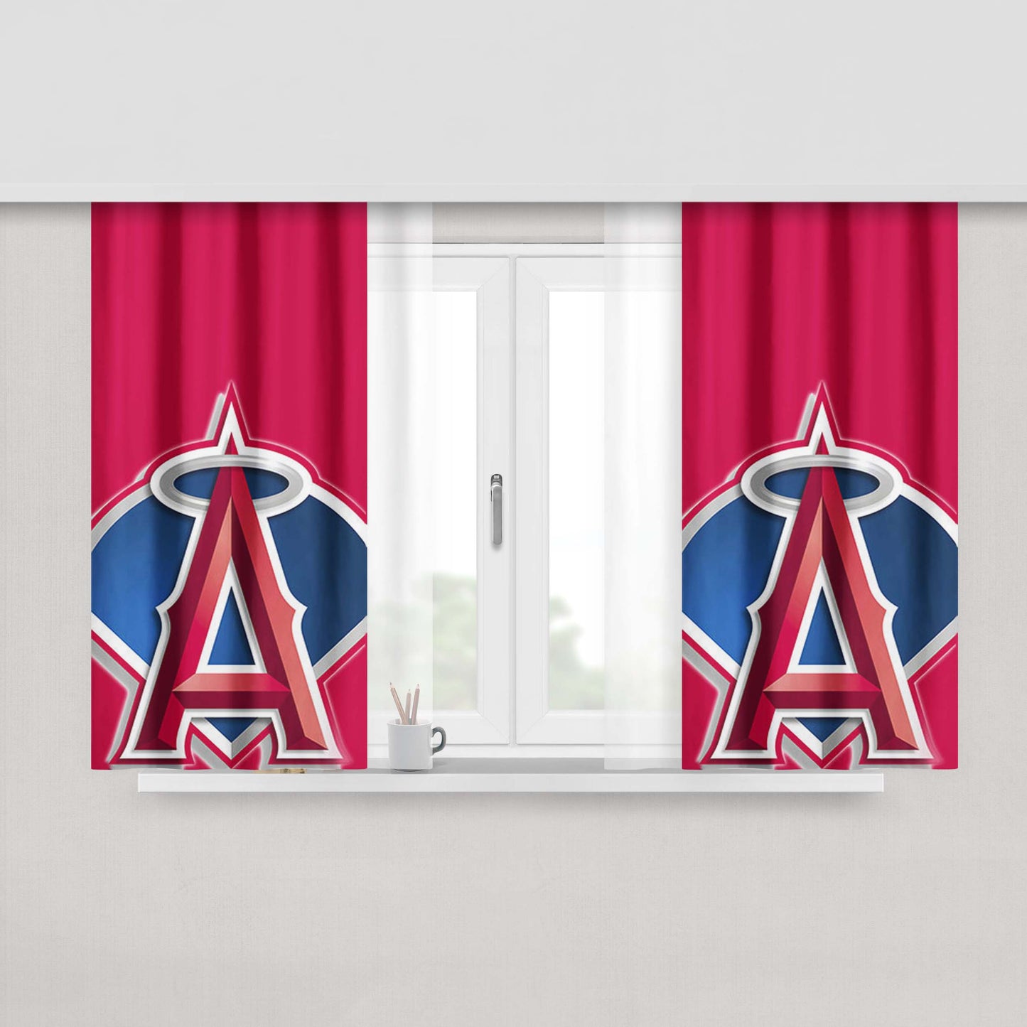 Angeles Skotz Peach Skin Window Curtains