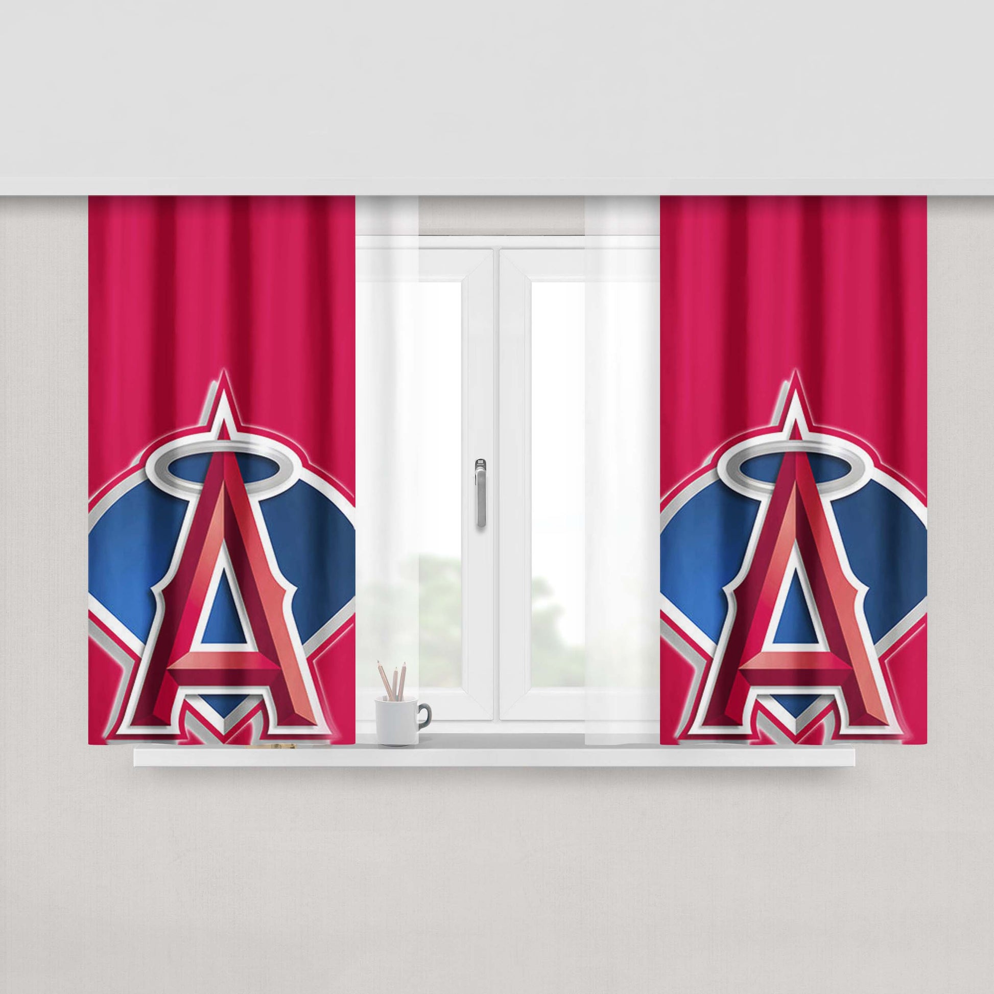 Angeles Skotz Peach Skin Window Curtains
