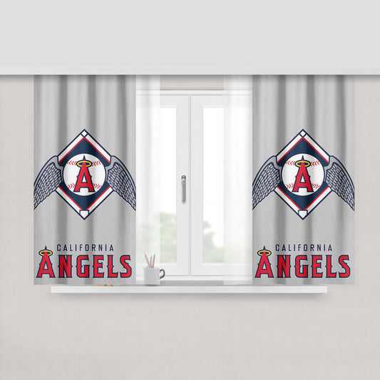 Angels Art Peach Skin Window Curtains