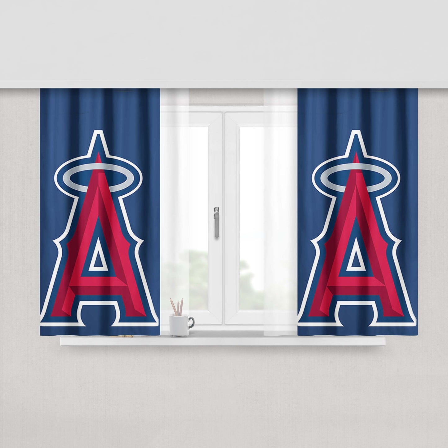 Angels California Peach Skin Window Curtains