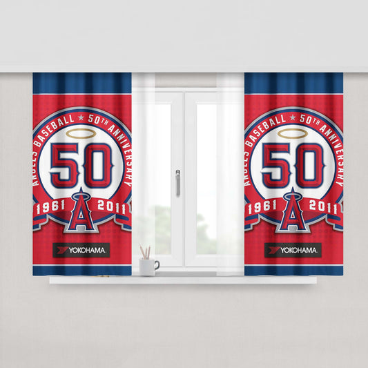Angels Warrior Peach Skin Window Curtains