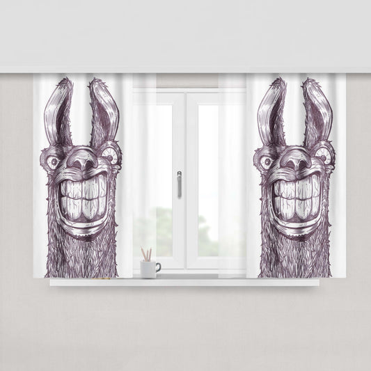 Angry Hulk Peach Skin Window Curtains