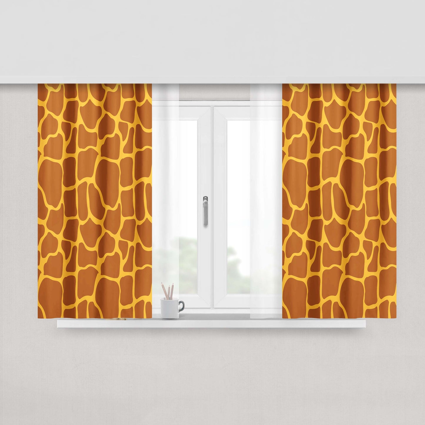 Animal Rights Vegan Peta Dog Peach Skin Window Curtains