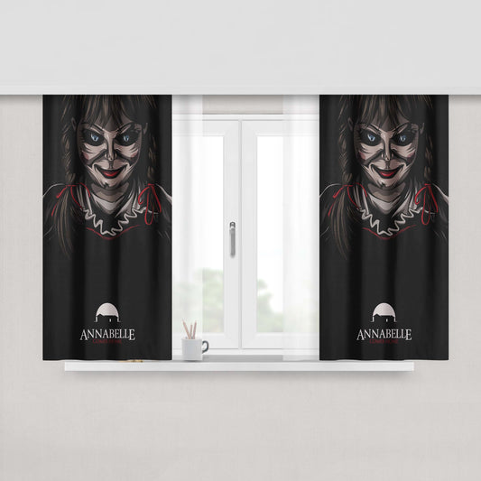 Annabelle Comes Home Poster Door Movie 2019 Peach Skin Window Curtains