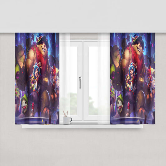Annie Leonhart 1 Peach Skin Window Curtains
