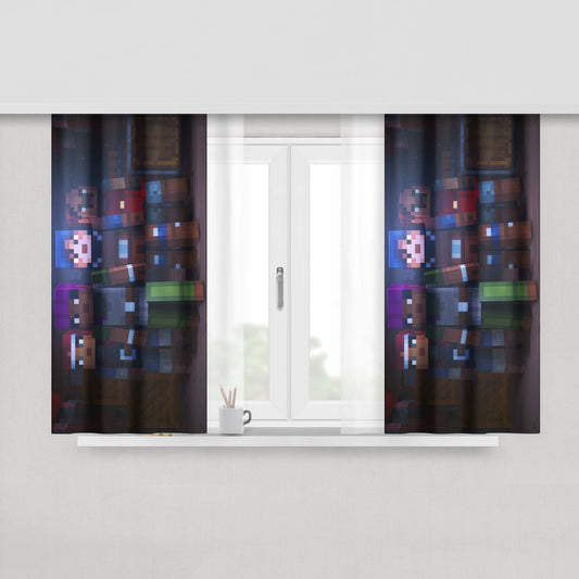 Anniversary New York Ranger Peach Skin Window Curtains