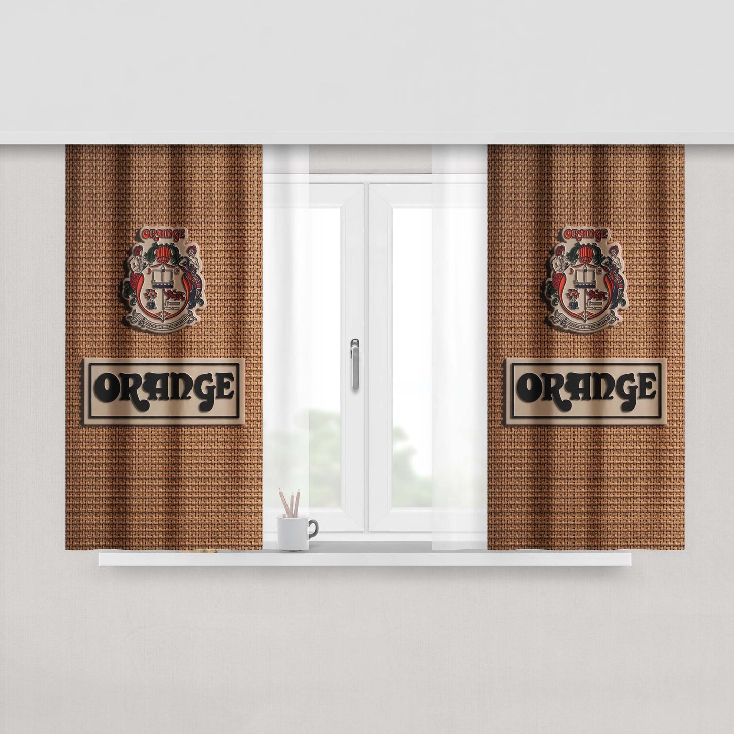 Anonymous Peach Skin Window Curtains