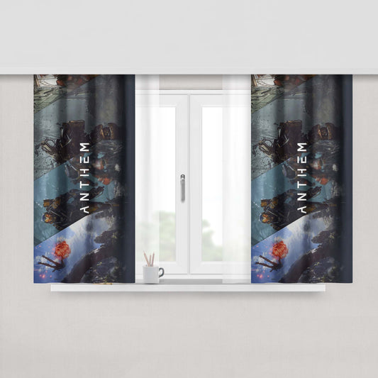 Anthem Game Peach Skin Window Curtains