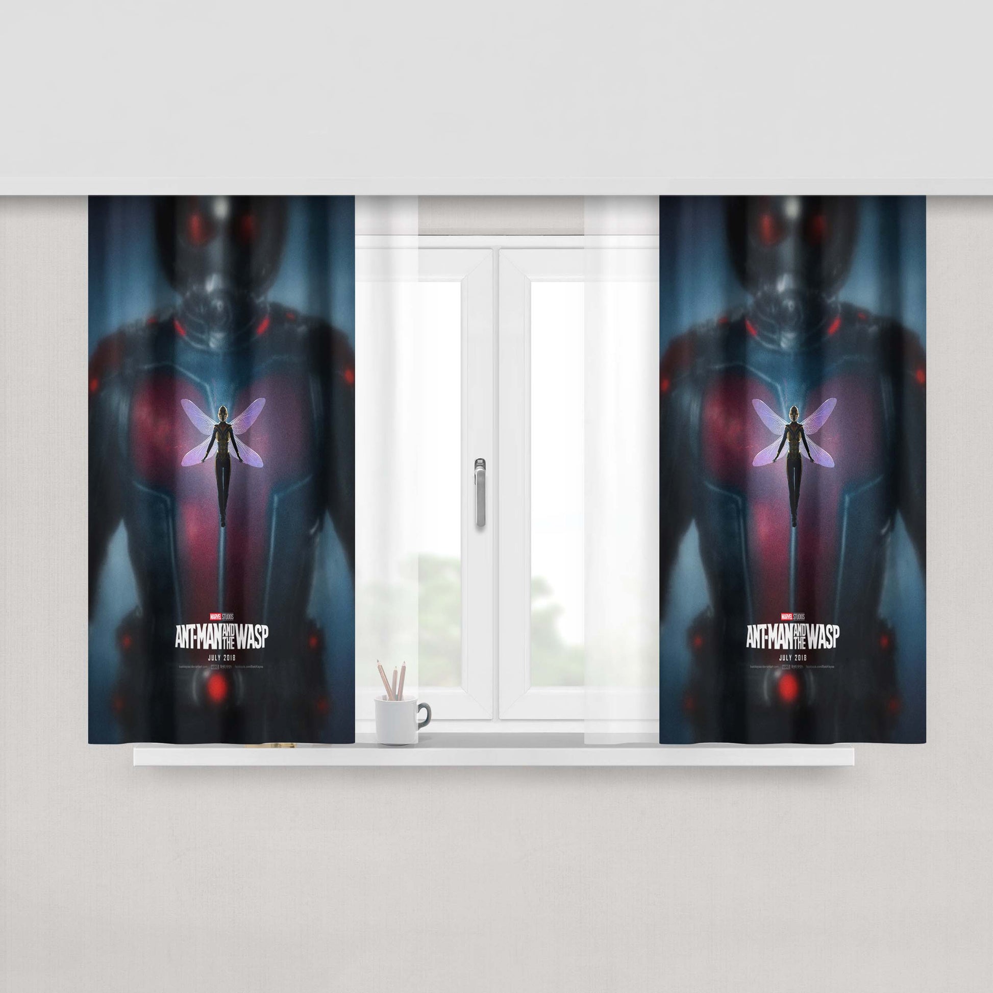 Antisocializing Peach Skin Window Curtains