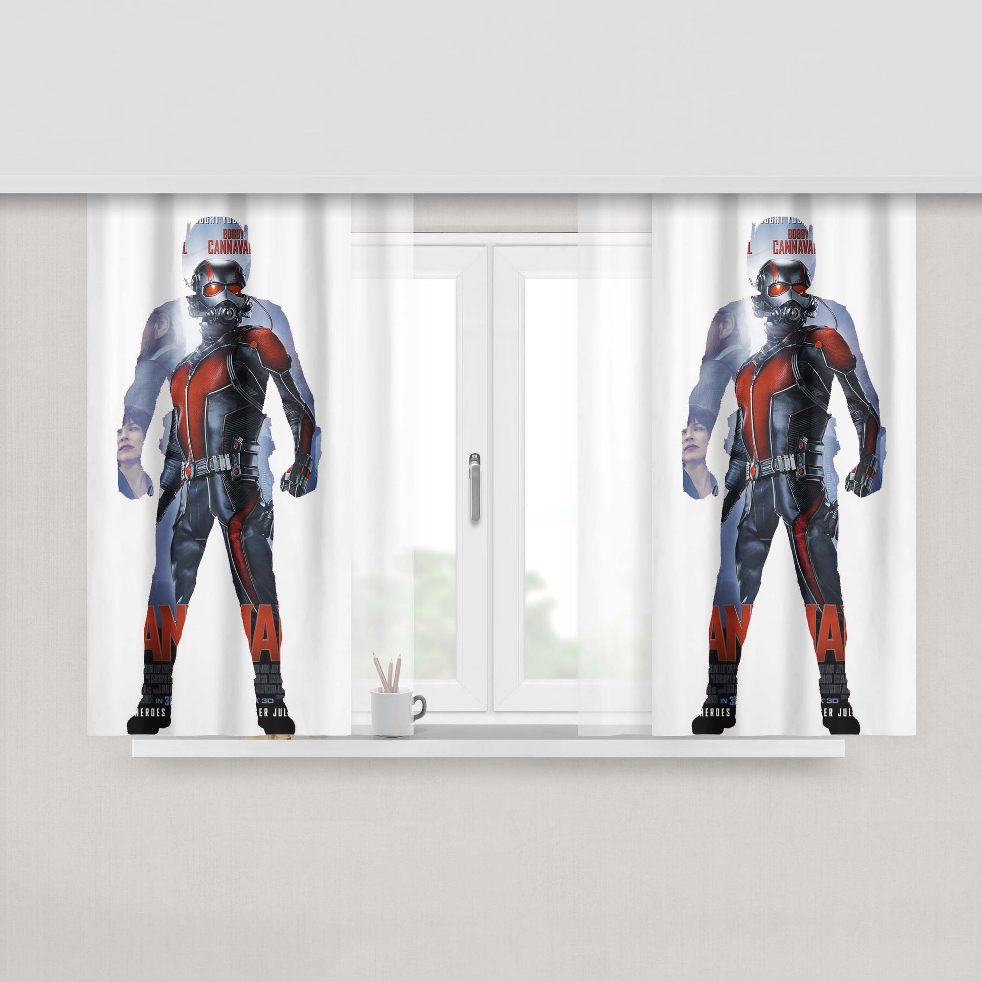 Antisosial Peach Skin Window Curtains