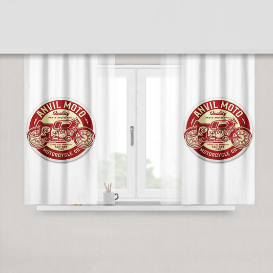Antonio Grisment Peach Skin Window Curtains