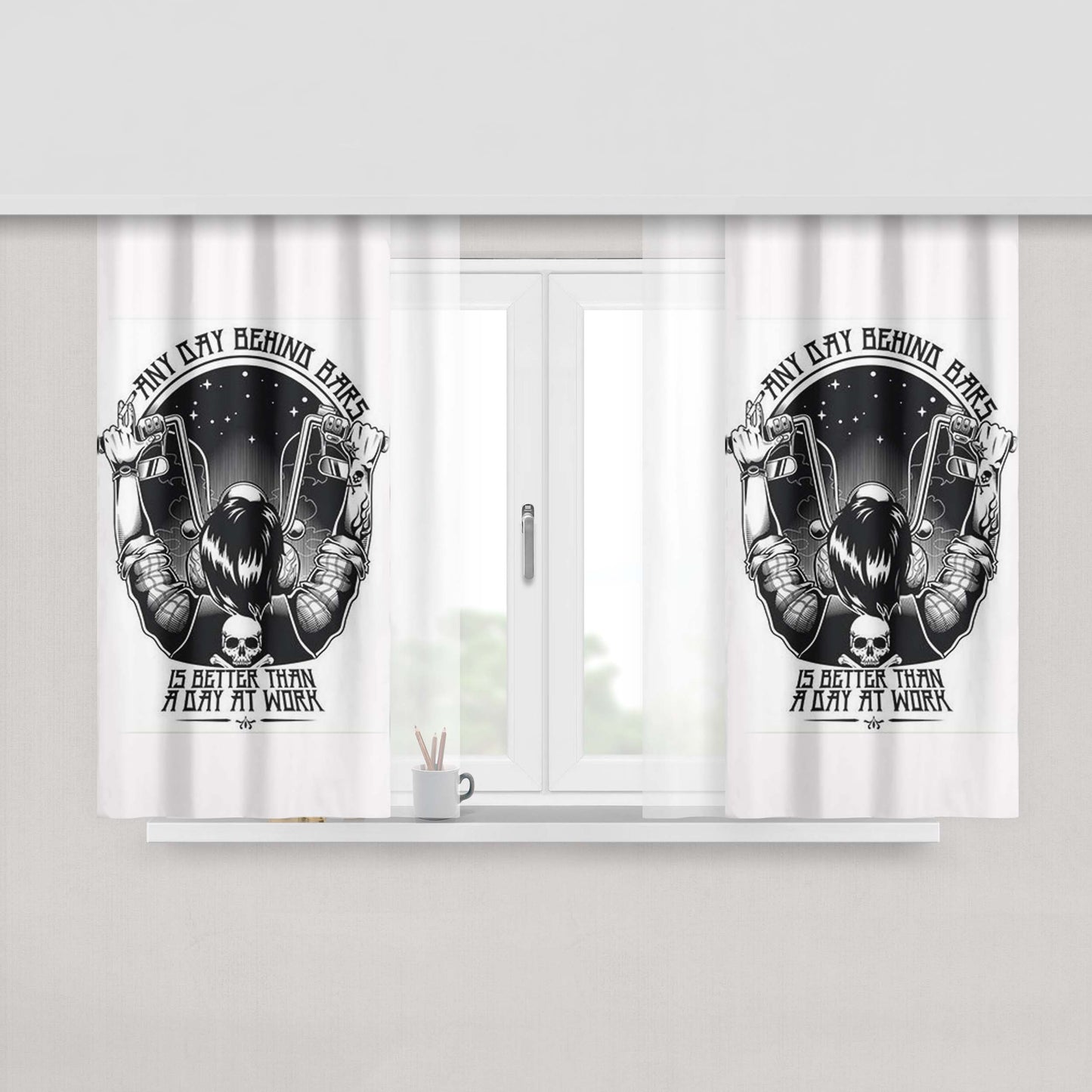 Anvil Moto Peach Skin Window Curtains