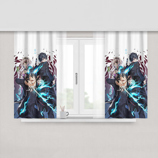 Anzu Hinamatsuri Peach Skin Window Curtains