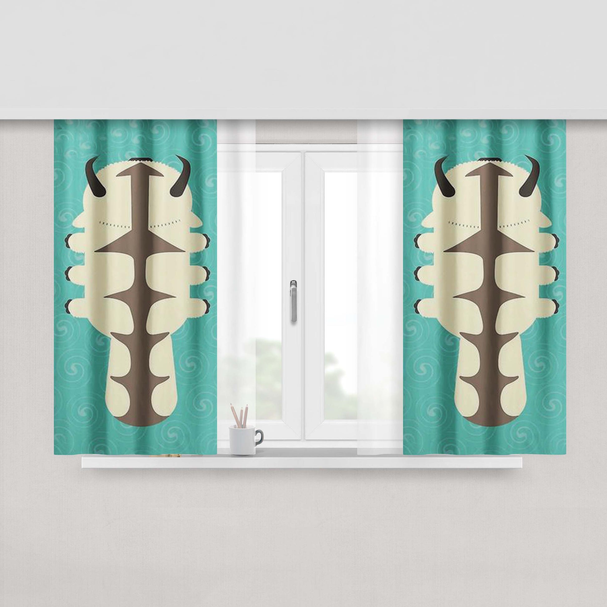 Appa Peach Skin Window Curtains