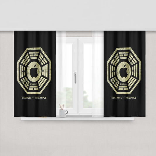 Apple Dharma Peach Skin Window Curtains