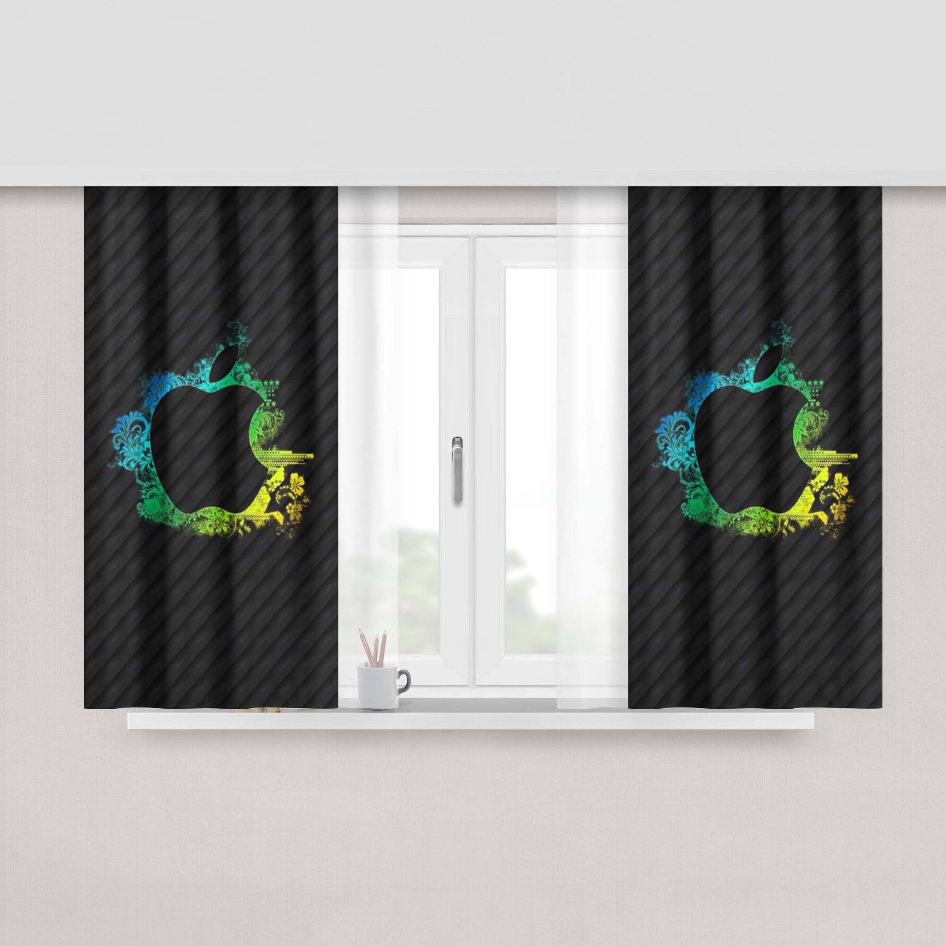 Apple Iphone 5 Brands Peach Skin Window Curtains