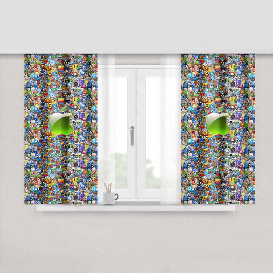 Apple New Peach Skin Window Curtains
