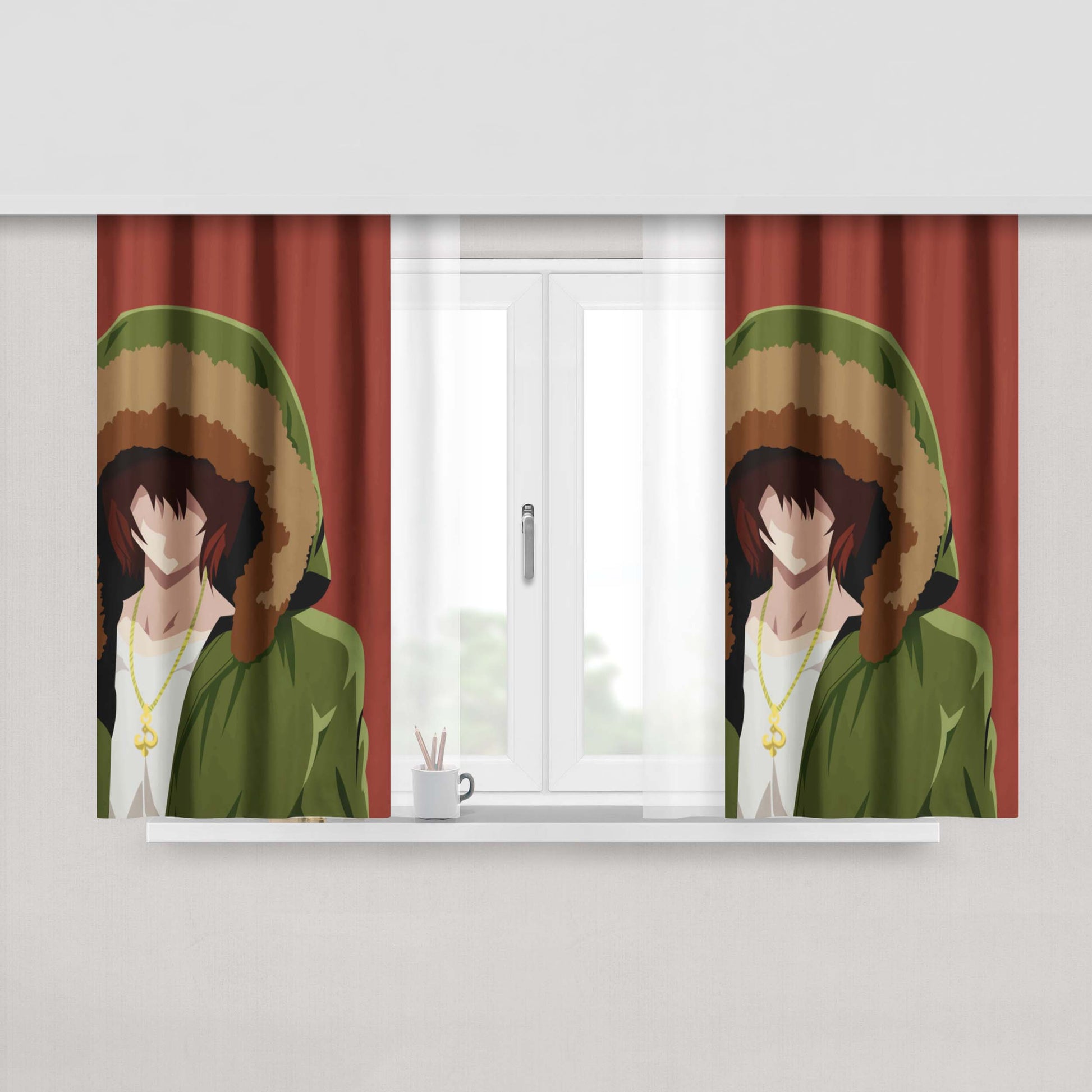 Arakawa Peach Skin Window Curtains