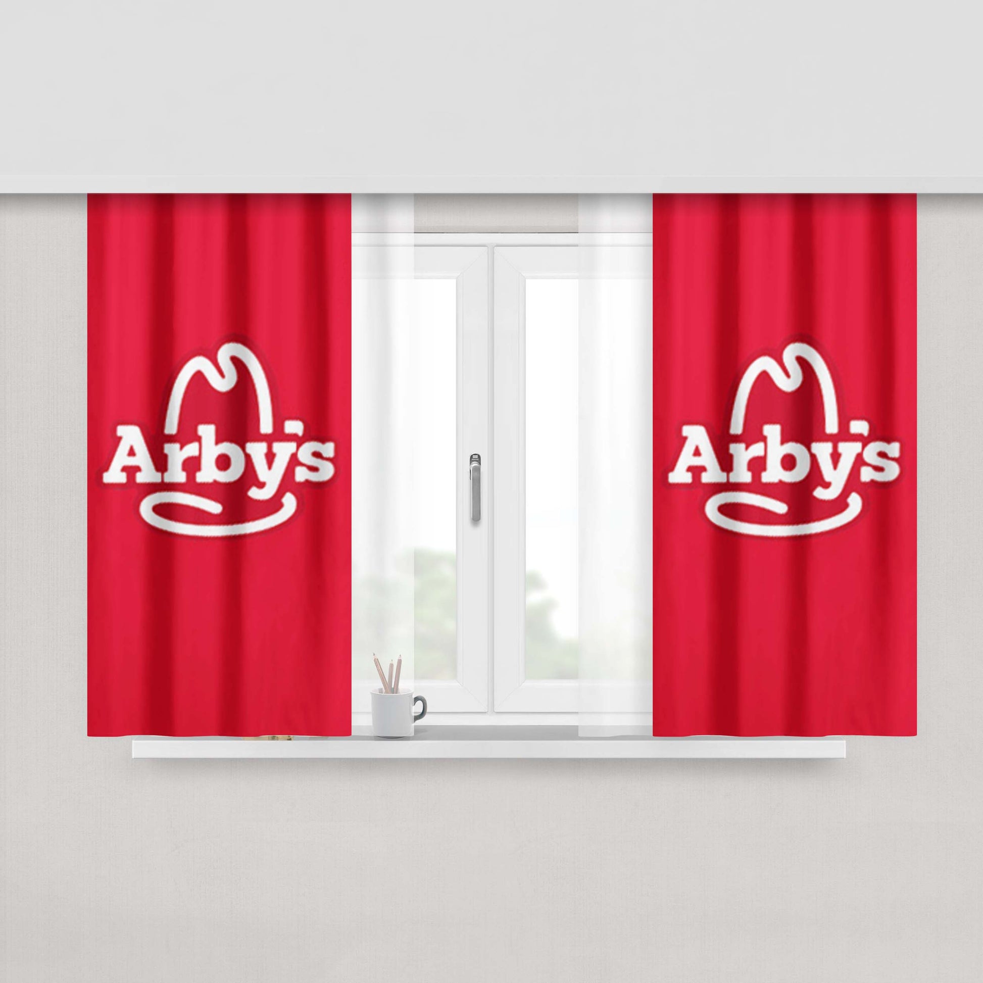 Arby'S Peach Skin Window Curtains