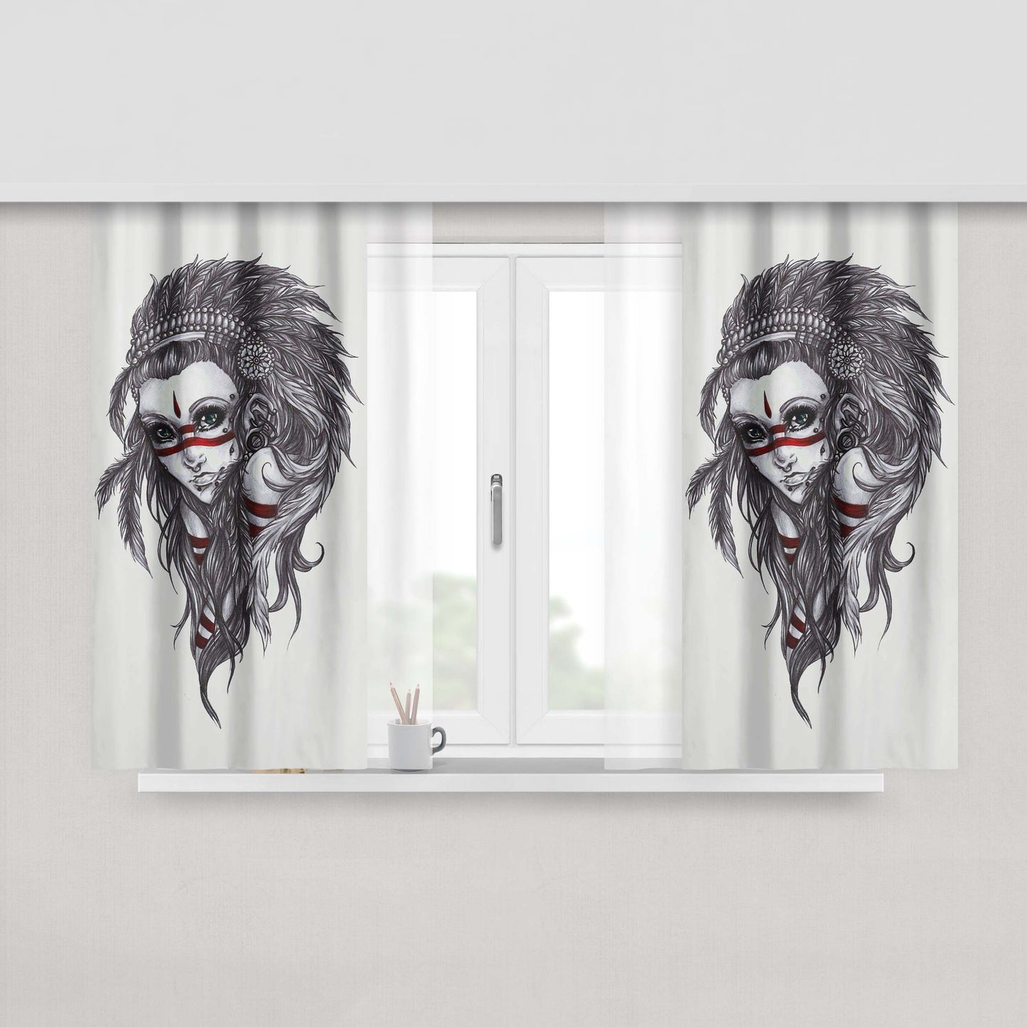 Arifcan Ramboo Peach Skin Window Curtains