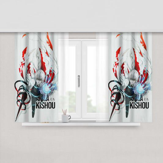 Arima Kishou Tokyo Ghoul Peach Skin Window Curtains