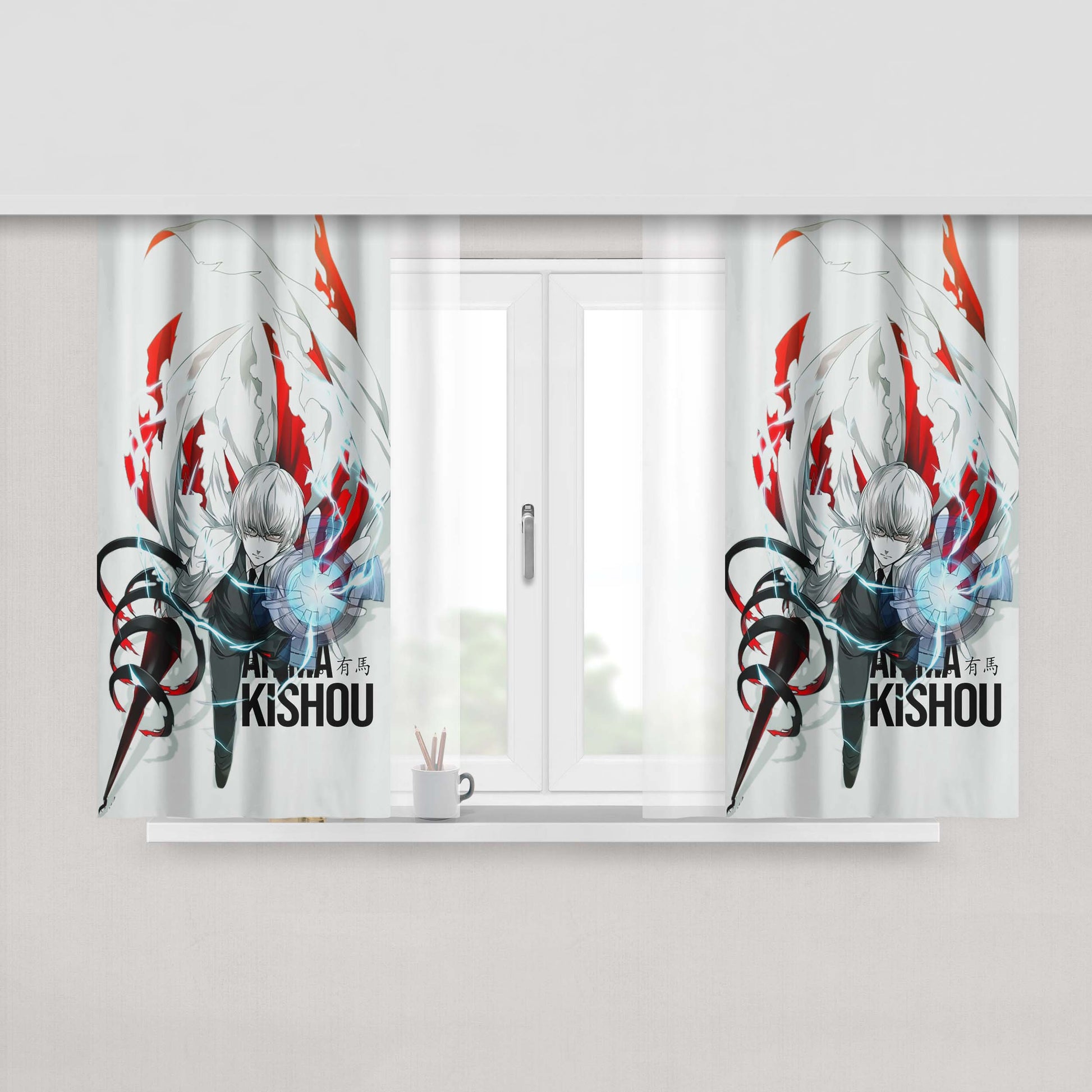 Arima Peach Skin Window Curtains
