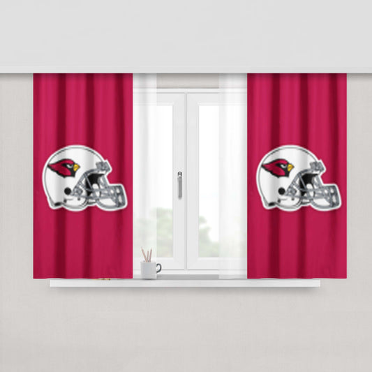 Arizona Cardinal Helmet Peach Skin Window Curtains