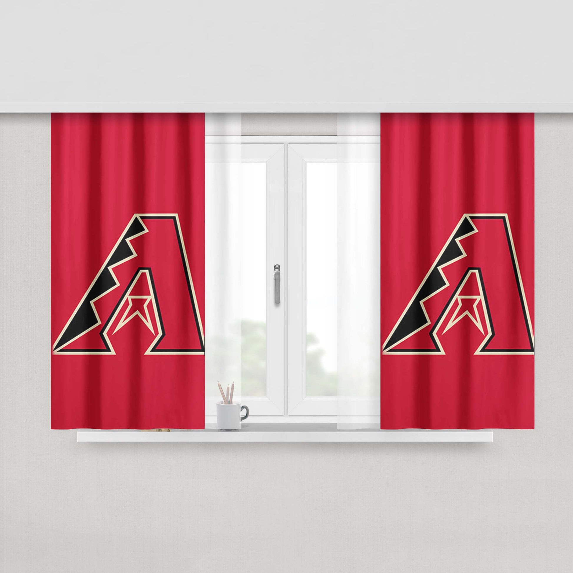 Arizona Diamond Back Peach Skin Window Curtains