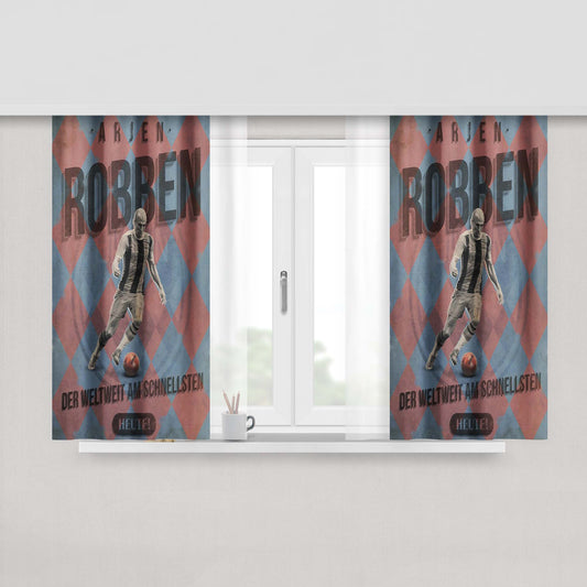 Arjen Robben Bayern Munchen Peach Skin Window Curtains