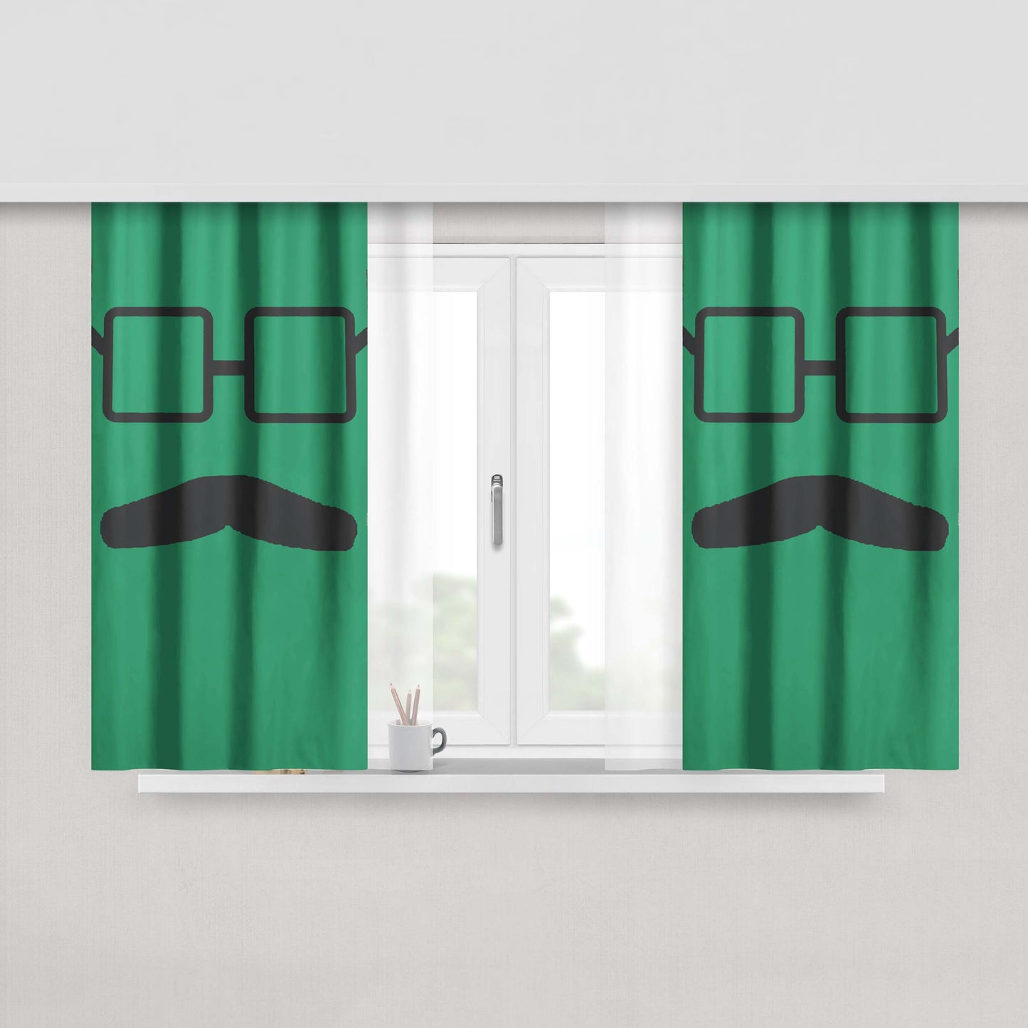 Arrested Development 4 Peach Skin Window Curtains