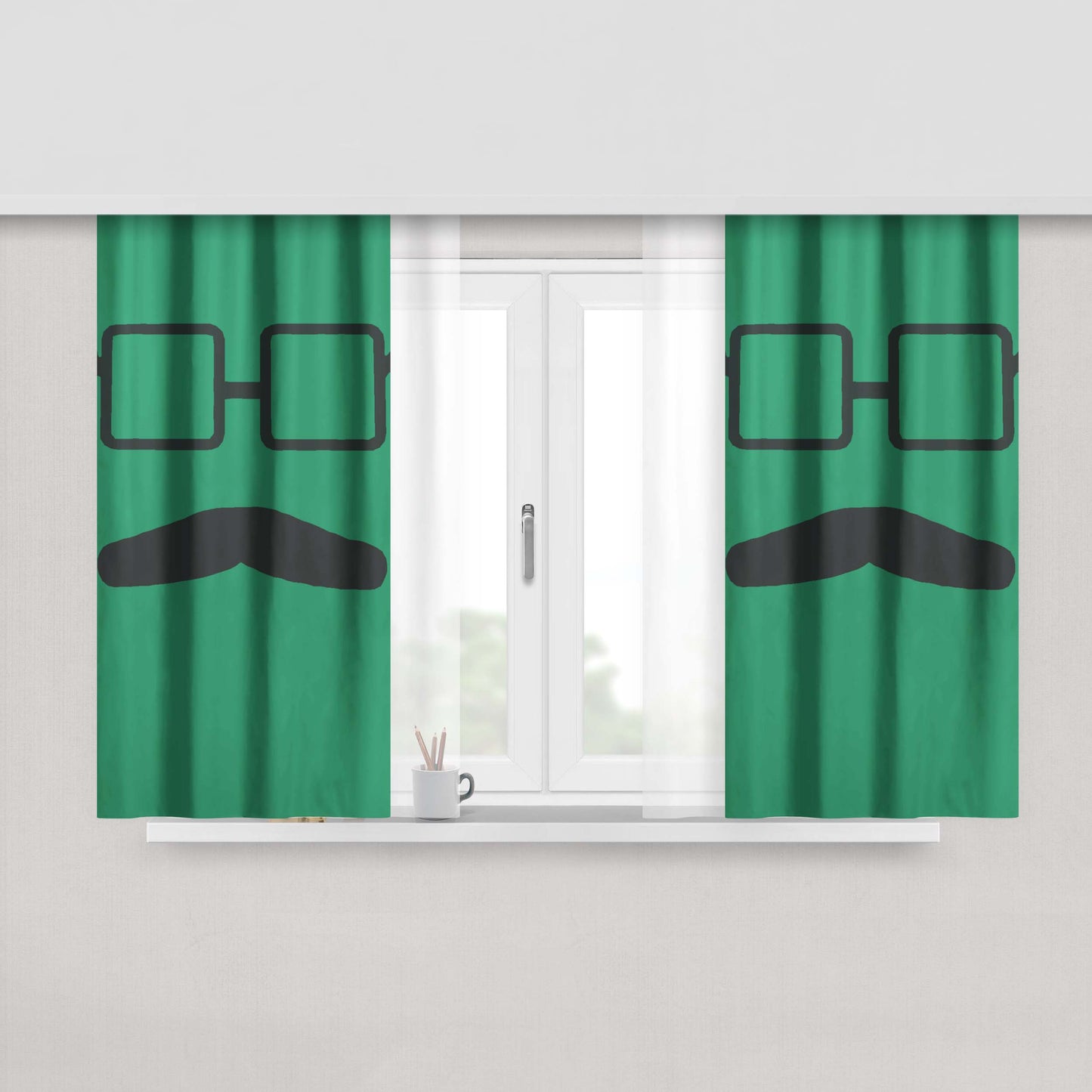 Arrested Development Peach Skin Window Curtains