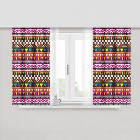 Art Carpet Peach Skin Window Curtains