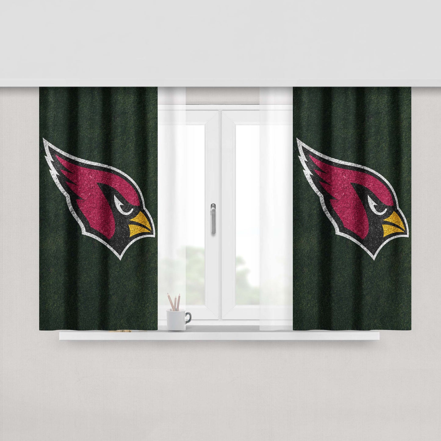 Arz Grass Mobile Peach Skin Window Curtains